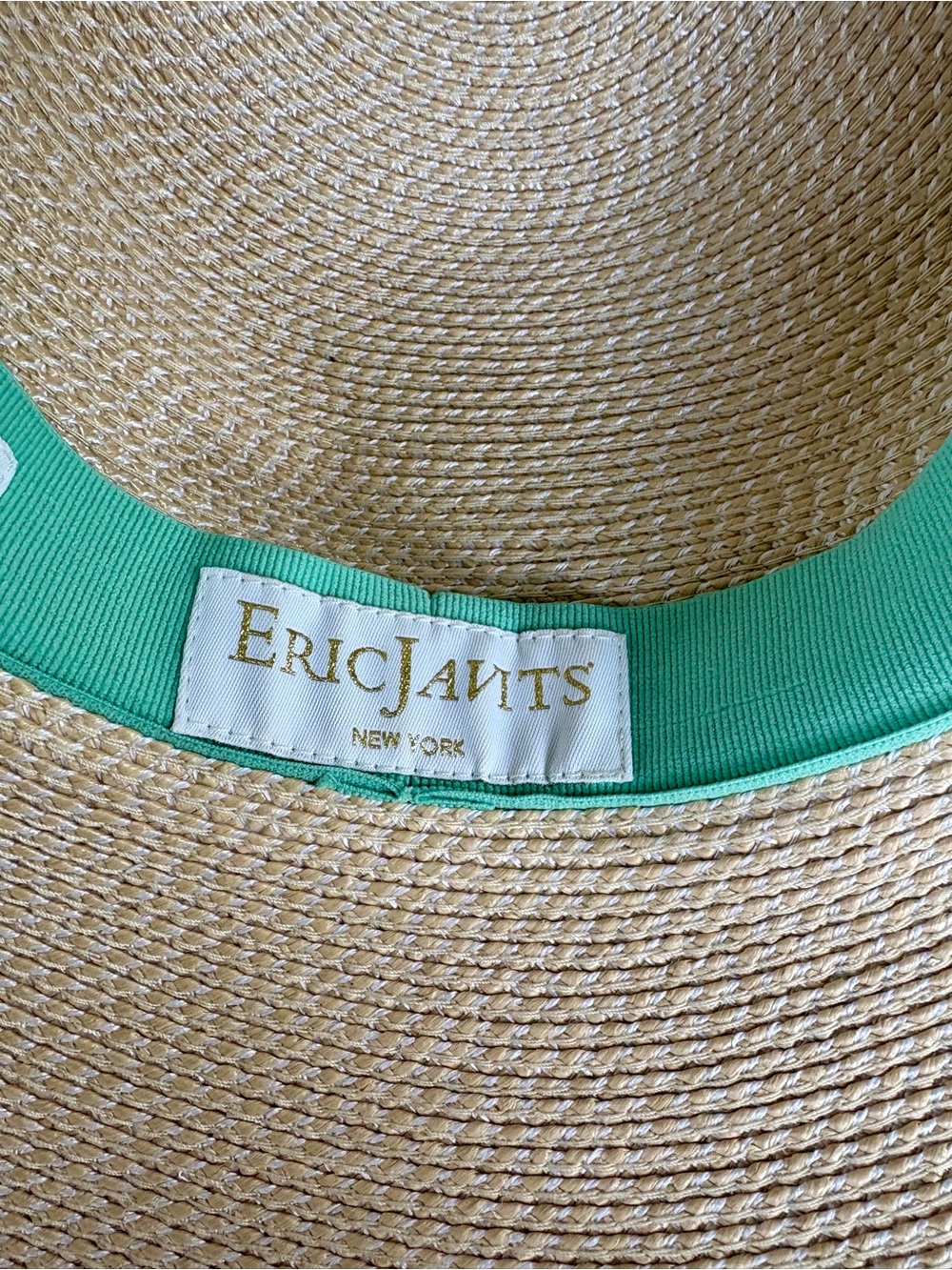 Eric Javits Hampton Packable Sun Hat in Cream - Picture 7 of 8